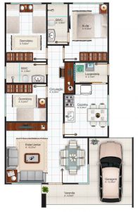projeto de casa pequena