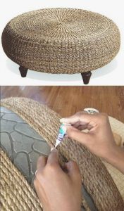 Apoio de pé para sala pequena