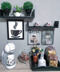 cantinho do café personalizado
