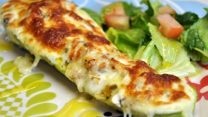 Receita Abobrinha com queijo no forno