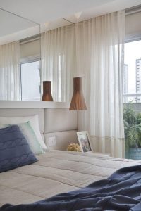 quarto com cortina