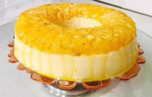 Receita-de-Pudim-de-Abacaxi-em-Calda
