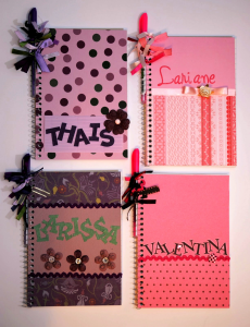 cadernos com capas personalizadas