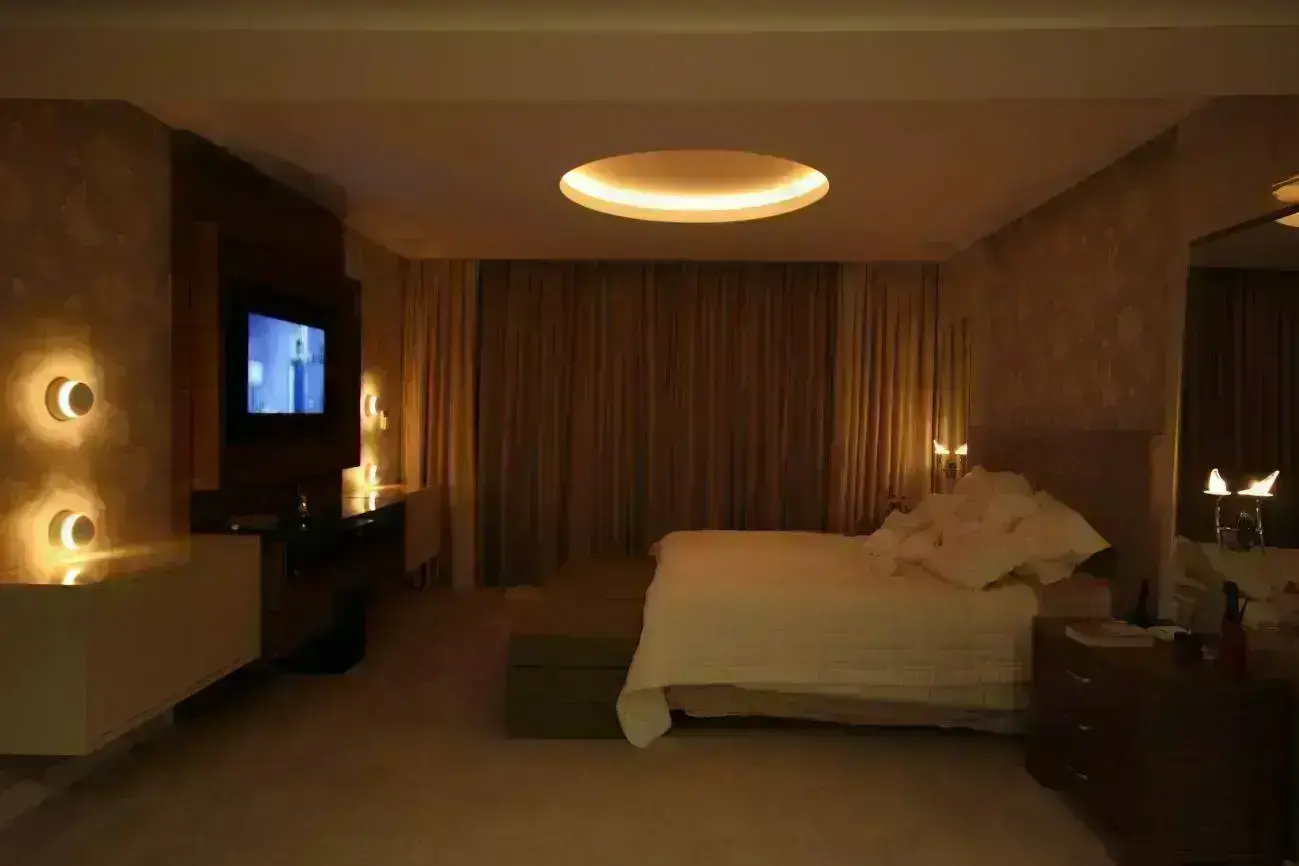 iluminação do quarto