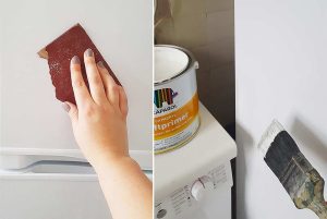 pintura de geladeira