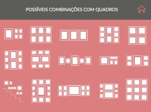 combinações de quadros