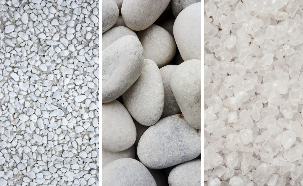 Tipos de pedras brancas para jardim