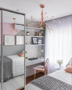 Guarda-roupa-com-espelho-no-quarto-feminino-decorado-com-parede-de-tijolinho-branco-Foto-Dudi-Duarte