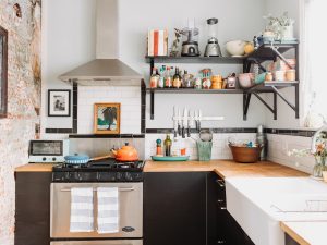 cozinha organizada e equipada