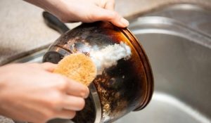 panela toda suja de gordura