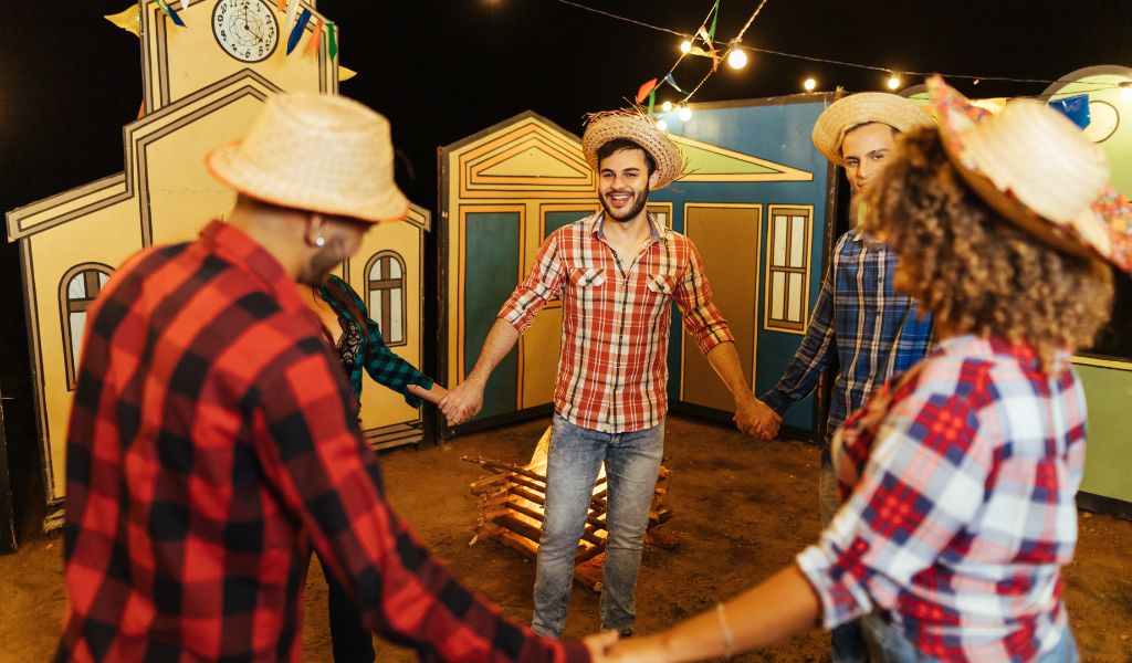 como fazer festa junina em casa local