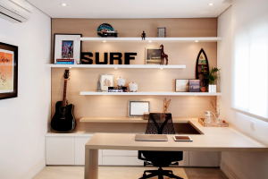 home office com cor pérola