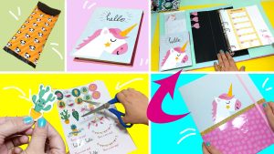 ideias de personalização de material escolar