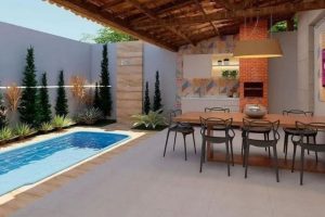 área gpurmet com piscina