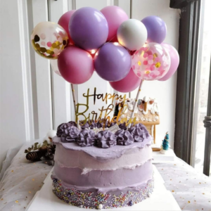 bolo de 15 anos com balões