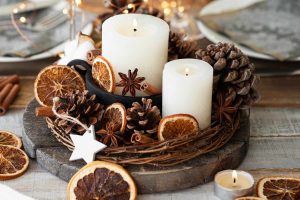 decoração de natal com aromas