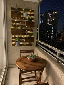 Iluminação e Jardim Vertical Foto Pinterest