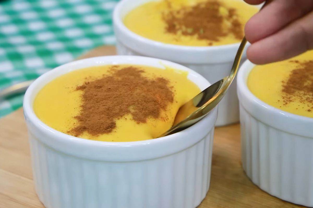 Receita de Curau de Milho com Leite Condensado