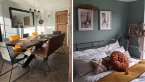 cores suaves e terrosas em decoração de casa