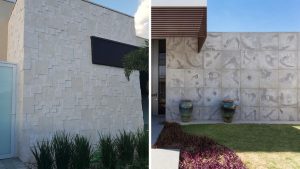 revestimento cimentício na fachada de casas