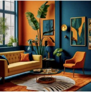 Tons-de-azul-decoracao-azul-cadete