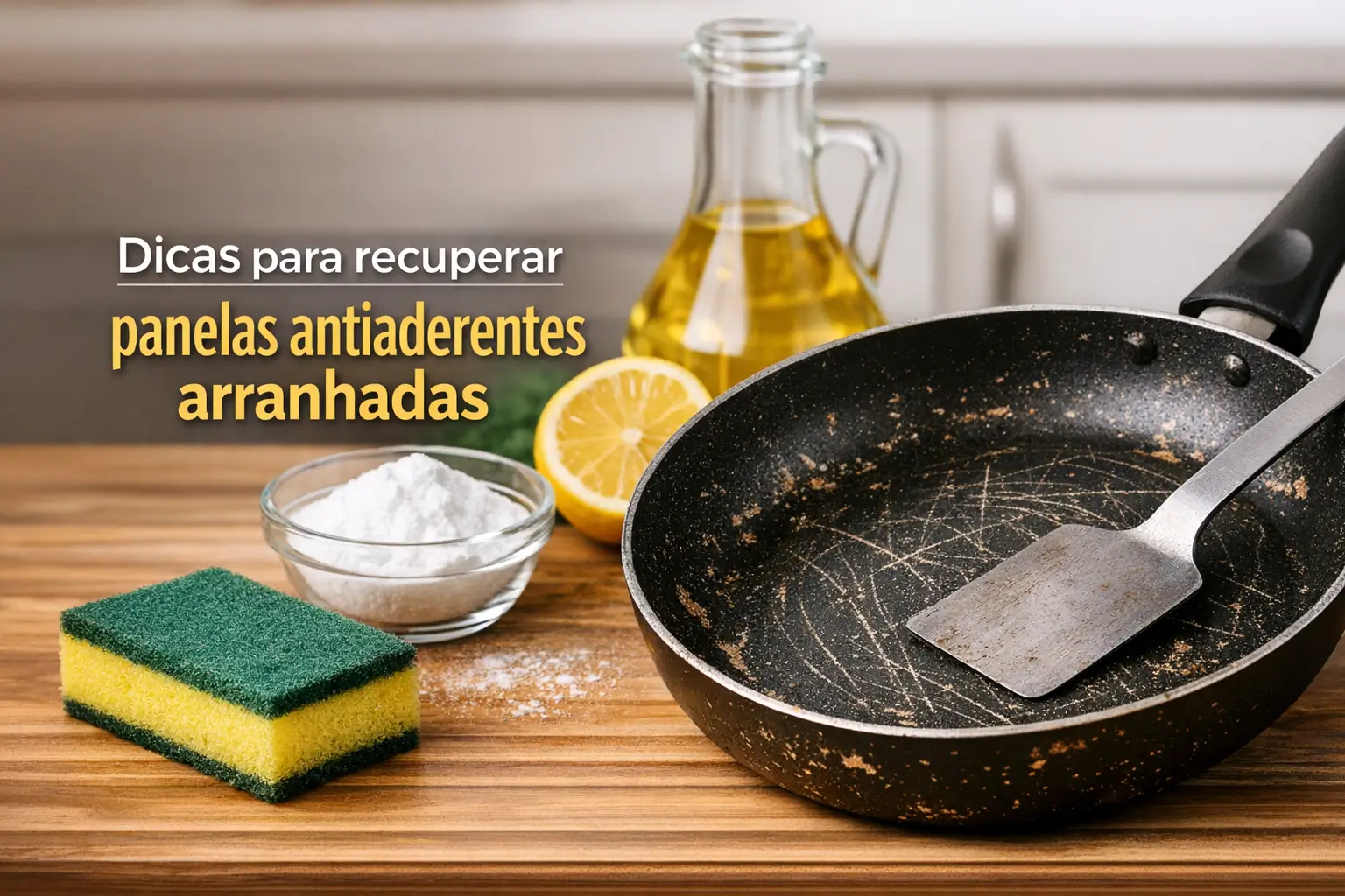 Dicas para recuperar panelas antiaderentes arranhadas em 2026