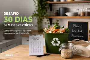 Desafio 30 dias sem desperdício, reciclagem e finanças